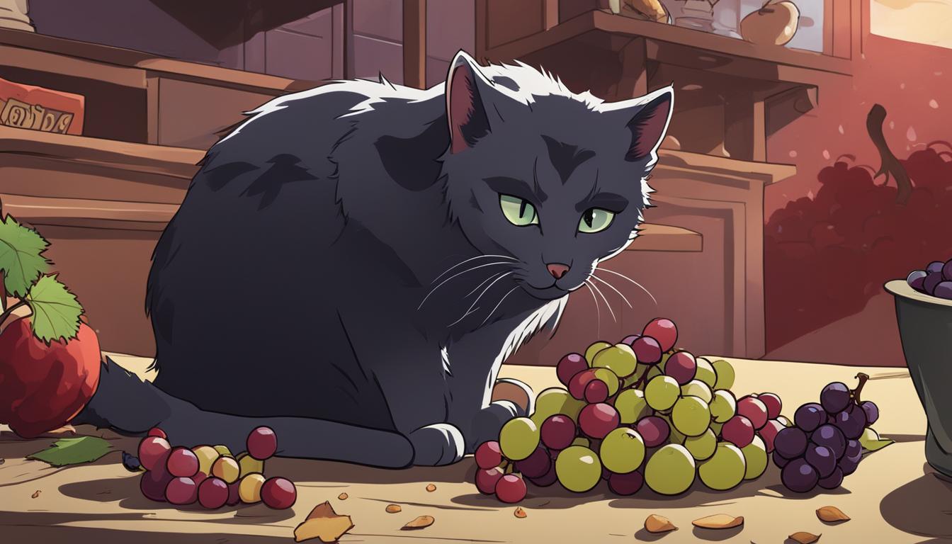 Os gatos podem comer uvas?