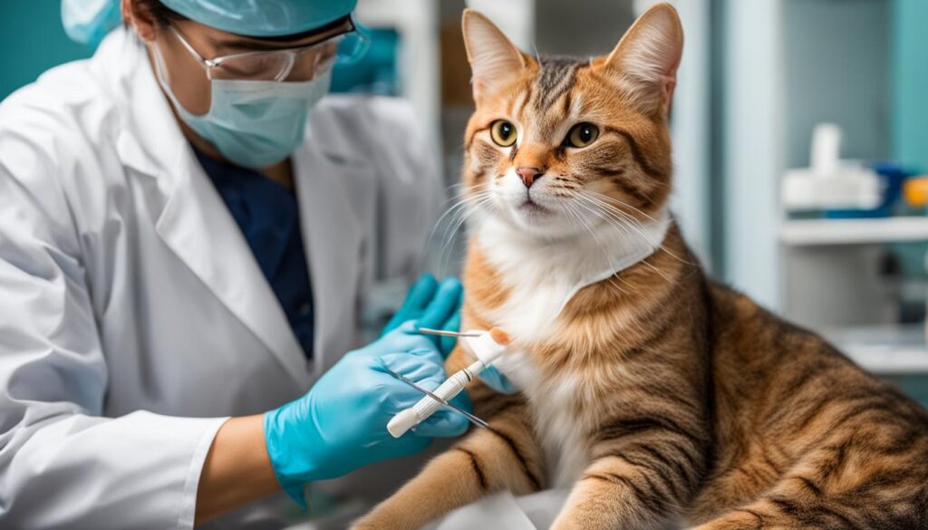 Providing vaccinations for pregnant cats